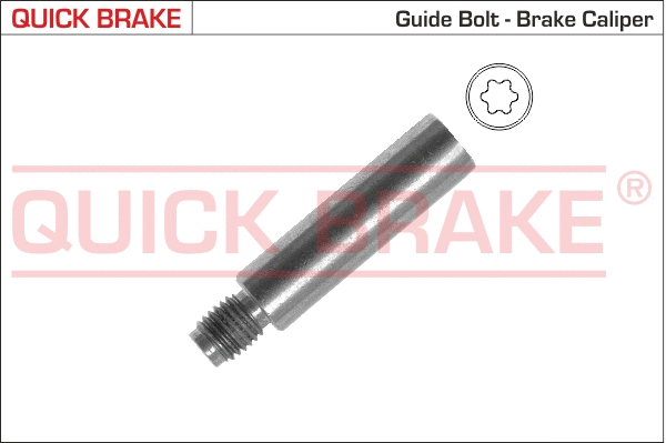 Stabdžių apkabos kreipiantysis varžtas QUICK BRAKE 11201