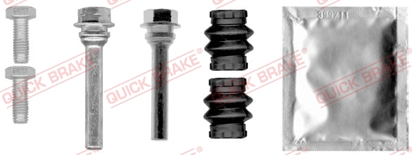 Stabdžių apkabos kreipiančiųjų movų rinkinys QUICK BRAKE 113-0008X