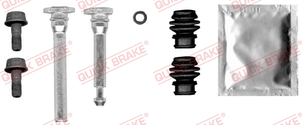Stabdžių apkabos kreipiančiųjų movų rinkinys QUICK BRAKE 113-0009X