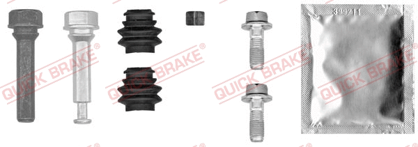 Stabdžių apkabos kreipiančiųjų movų rinkinys QUICK BRAKE 113-0014X