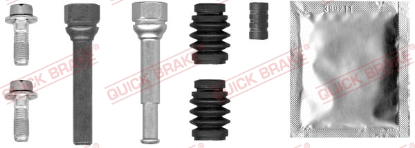 Stabdžių apkabos kreipiančiųjų movų rinkinys QUICK BRAKE 113-0016X