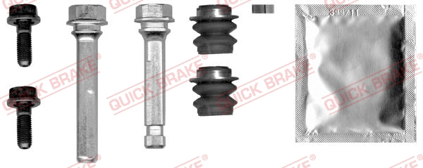Stabdžių apkabos kreipiančiųjų movų rinkinys QUICK BRAKE 113-0018X