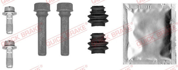 Stabdžių apkabos kreipiančiųjų movų rinkinys QUICK BRAKE 113-0021X