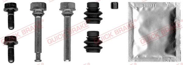 Stabdžių apkabos kreipiančiųjų movų rinkinys QUICK BRAKE 113-0025X