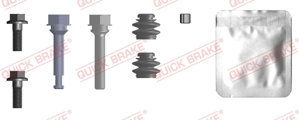 Stabdžių apkabos kreipiančiųjų movų rinkinys QUICK BRAKE 113-0038X