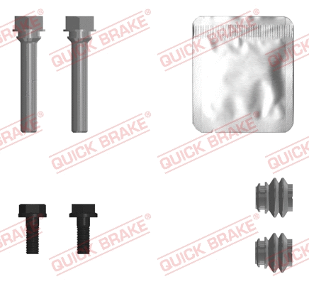 Stabdžių apkabos kreipiančiųjų movų rinkinys QUICK BRAKE 113-0040X