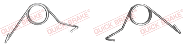 Stovėjimo stabdžio rankenos (stabdžių apkabos) remonto kompl. QUICK BRAKE 113-0501