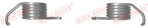 Stovėjimo stabdžio rankenos (stabdžių apkabos) remonto kompl. QUICK BRAKE 113-0517