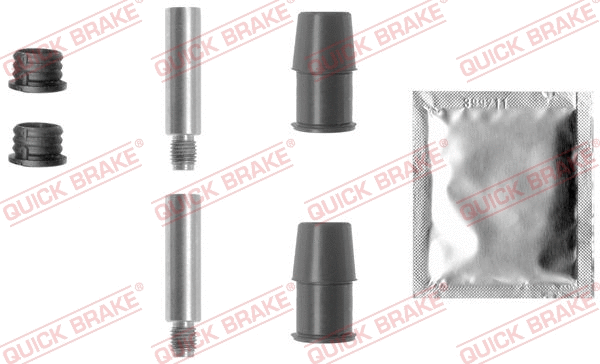 Stabdžių apkabos kreipiančiųjų movų rinkinys QUICK BRAKE 113-1306X