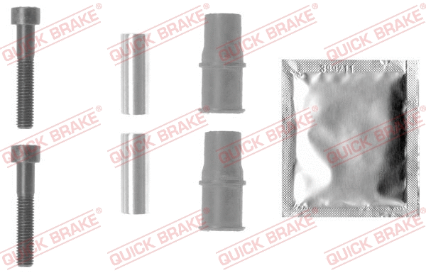Stabdžių apkabos kreipiančiųjų movų rinkinys QUICK BRAKE 113-1314X