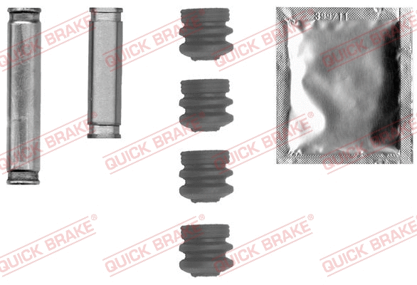 Stabdžių apkabos kreipiančiųjų movų rinkinys QUICK BRAKE 113-1321X