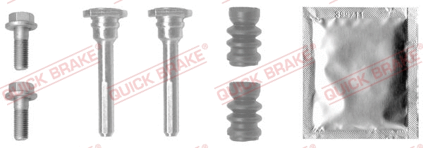 Stabdžių apkabos kreipiančiųjų movų rinkinys QUICK BRAKE 113-1325X