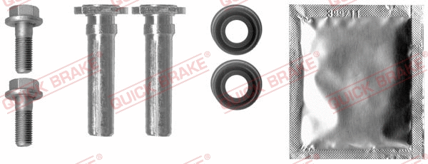 Stabdžių apkabos kreipiančiųjų movų rinkinys QUICK BRAKE 113-1327X