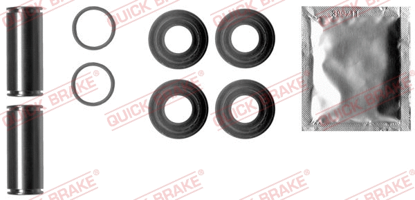 Stabdžių apkabos kreipiančiųjų movų rinkinys QUICK BRAKE 113-1333X