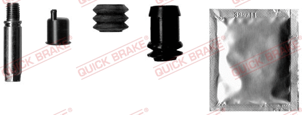Stabdžių apkabos kreipiančiųjų movų rinkinys QUICK BRAKE 113-1335X