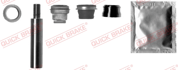 Stabdžių apkabos kreipiančiųjų movų rinkinys QUICK BRAKE 113-1340X