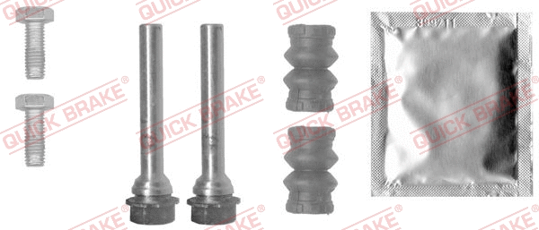 Stabdžių apkabos kreipiančiųjų movų rinkinys QUICK BRAKE 113-1346X