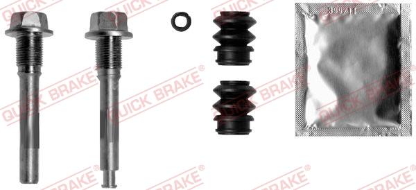 Stabdžių apkabos kreipiančiųjų movų rinkinys QUICK BRAKE 113-1349X
