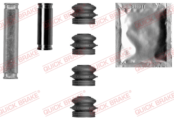 Stabdžių apkabos kreipiančiųjų movų rinkinys QUICK BRAKE 113-1352X