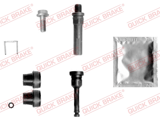 Stabdžių apkabos kreipiančiųjų movų rinkinys QUICK BRAKE 113-1354X