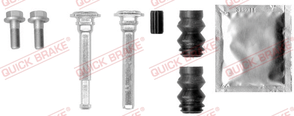 Stabdžių apkabos kreipiančiųjų movų rinkinys QUICK BRAKE 113-1355X