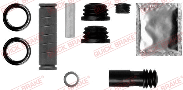 Stabdžių apkabos kreipiančiųjų movų rinkinys QUICK BRAKE 113-1360X