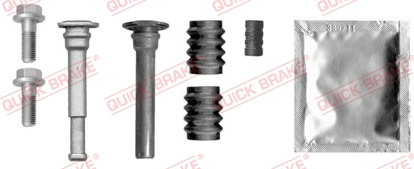 Stabdžių apkabos kreipiančiųjų movų rinkinys QUICK BRAKE 113-1365X