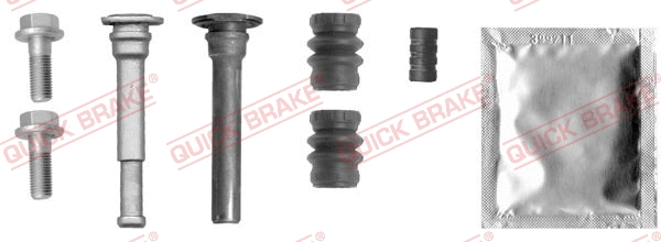 Stabdžių apkabos kreipiančiųjų movų rinkinys QUICK BRAKE 113-1369X