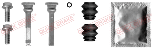 Stabdžių apkabos kreipiančiųjų movų rinkinys QUICK BRAKE 113-1374X
