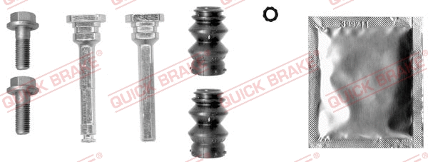 Stabdžių apkabos kreipiančiųjų movų rinkinys QUICK BRAKE 113-1379X