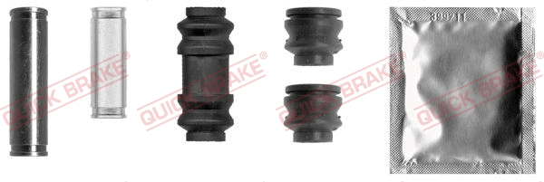 Stabdžių apkabos kreipiančiųjų movų rinkinys QUICK BRAKE 113-1382X