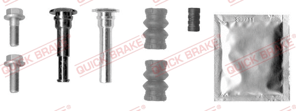 Stabdžių apkabos kreipiančiųjų movų rinkinys QUICK BRAKE 113-1387X