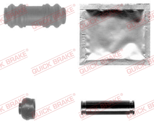 Stabdžių apkabos kreipiančiųjų movų rinkinys QUICK BRAKE 113-1403X