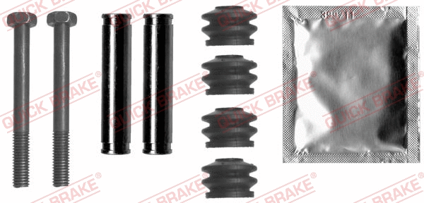 Stabdžių apkabos kreipiančiųjų movų rinkinys QUICK BRAKE 113-1406X