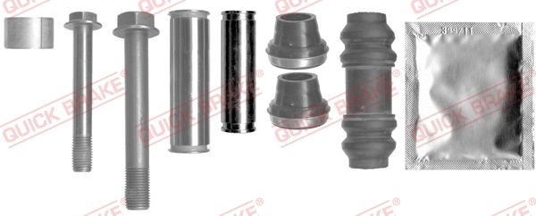 Stabdžių apkabos kreipiančiųjų movų rinkinys QUICK BRAKE 113-1411X