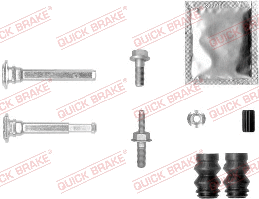 Stabdžių apkabos kreipiančiųjų movų rinkinys QUICK BRAKE 113-1414X