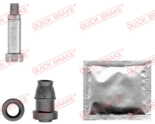 Stabdžių apkabos kreipiančiųjų movų rinkinys QUICK BRAKE 113-1417X