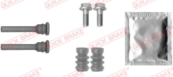 Stabdžių apkabos kreipiančiųjų movų rinkinys QUICK BRAKE 113-1421X