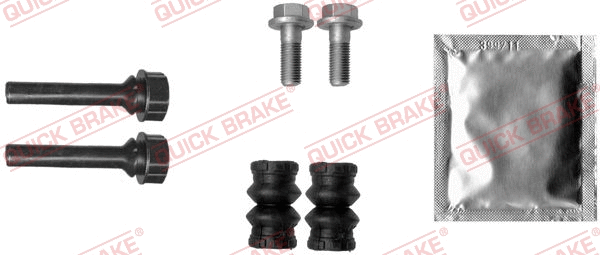 Stabdžių apkabos kreipiančiųjų movų rinkinys QUICK BRAKE 113-1422X