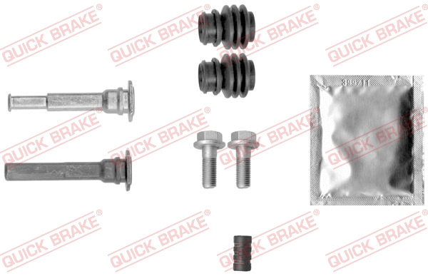 Stabdžių apkabos kreipiančiųjų movų rinkinys QUICK BRAKE 113-1426X