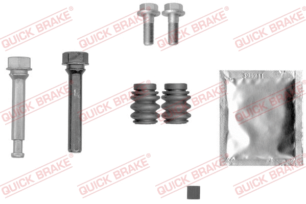 Stabdžių apkabos kreipiančiųjų movų rinkinys QUICK BRAKE 113-1434X