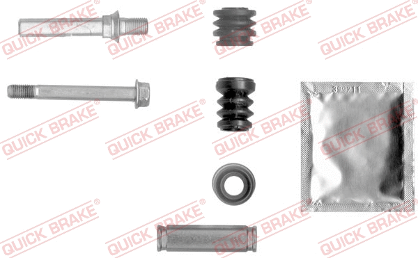 Stabdžių apkabos kreipiančiųjų movų rinkinys QUICK BRAKE 113-1436X