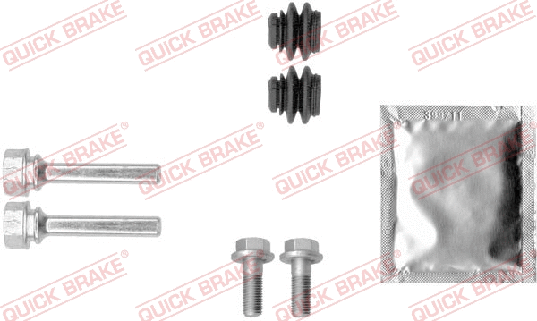 Stabdžių apkabos kreipiančiųjų movų rinkinys QUICK BRAKE 113-1437X