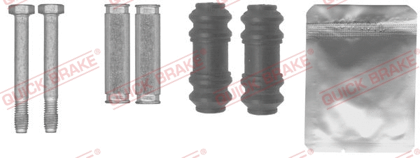 Stabdžių apkabos kreipiančiųjų movų rinkinys QUICK BRAKE 113-1450X