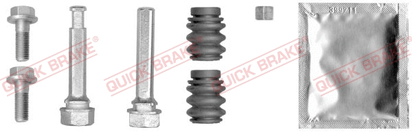 Stabdžių apkabos kreipiančiųjų movų rinkinys QUICK BRAKE 113-1460X