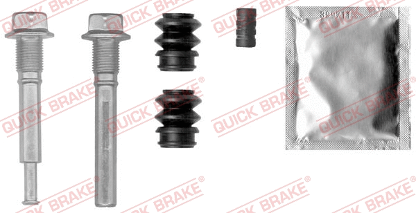 Stabdžių apkabos kreipiančiųjų movų rinkinys QUICK BRAKE 113-1461X
