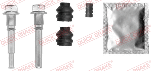 Stabdžių apkabos kreipiančiųjų movų rinkinys QUICK BRAKE 113-1462X