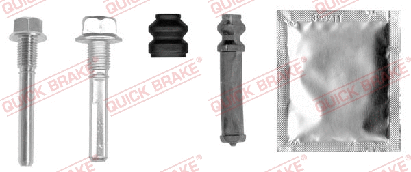 Stabdžių apkabos kreipiančiųjų movų rinkinys QUICK BRAKE 113-1463X