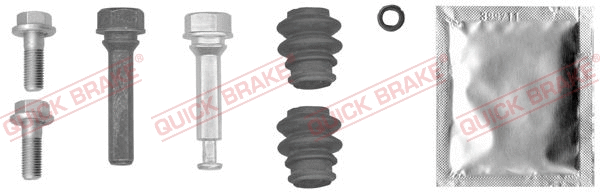 Stabdžių apkabos kreipiančiųjų movų rinkinys QUICK BRAKE 113-1466X