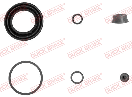 Stabdžių apkabos remonto komplektas QUICK BRAKE 114-0004